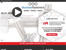 Tablet Screenshot of doxsteel.com